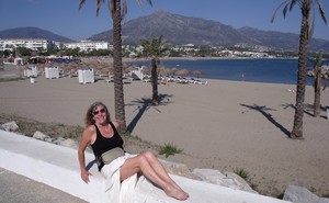 Glynis at Porto Banus