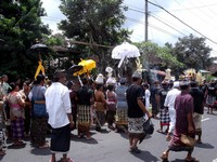 Ceremony around Ubud