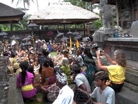 Ceremony around Ubud