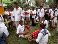 Ceremony around Ubud