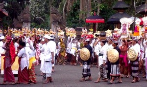 During the ceremony