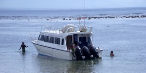 Our speedboat to Lembongan