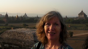 Glynis at Bagan