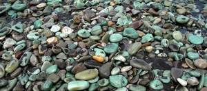 The blue stones beach