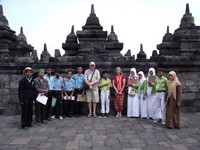 Interview at Borobudur