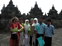 Interview at Borobudur