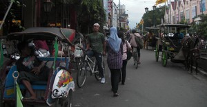 Becak in Yogya