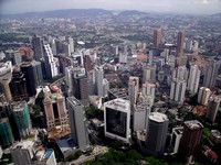 The view from Menara tower