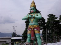 The entrance of Batu-caves