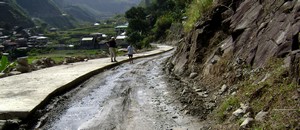 The road to Banaue