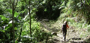 Walking to Batad