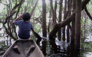 Our young guide in the Marsh