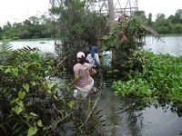 Students in the Agusan Marsh