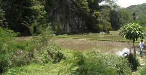 Arriving at Tampangg'alo